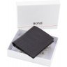 Кожаное портмоне черного цвета с зажимом для купюр Bond Non (10897) - 6