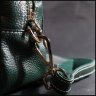 Жіноча сумочка з натуральної зернистої шкіри зеленого кольору з ремінцем Vintage 2422277 - 8