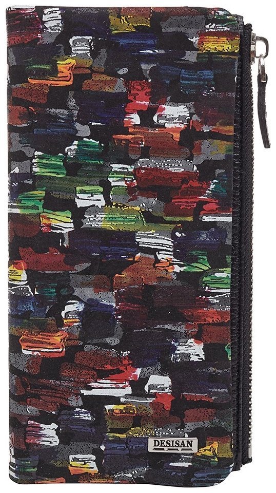 Великий жіночий гаманець з натуральної шкіри Desisan 80514 різнокольоровий modnotak фото №1