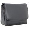 Женская сумка через плечо из высококачественной кожи графитового цвета Visconti 70714 - 6
