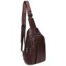 Мужской кожаный рюкзак Keizer K12096-brown - 1