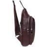 Мужской кожаный рюкзак Keizer K12096-brown - 4
