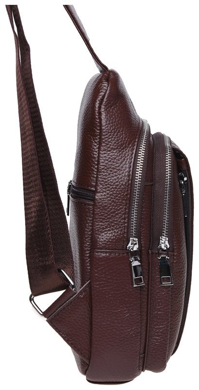 Мужской кожаный рюкзак Keizer K12096-brown