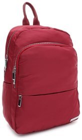 Женский красный рюкзак из текстильного материала на молнии Monsen 71814