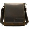Винтажная мужская сумка планшет среднего размера с клапаном VINTAGE STYLE (14804) - 1