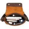 Вінтажна чоловіча сумка планшет середнього розміру з клапаном VINTAGE STYLE (14804) - 4