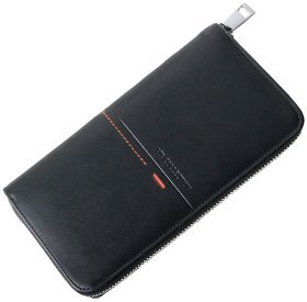 Большой картхолдер на молнии Beverly Hills черного цвета Vip Collection 102514