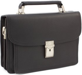 Классическая мужская кожаная барсетка - H.T Leather (10017)