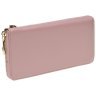 Жіночий гаманець із натуральної шкіри рожевого кольору із зап'ястним ремінцем Keizer 73214 - 3