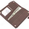 Кожаный деловой кошелек под купюры и карточки (с ремешком на запястье) ST Leather Accessories (17395) - 3
