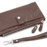 Кожаный деловой кошелек под купюры и карточки (с ремешком на запястье) ST Leather Accessories (17395) - 7