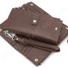 Кожаный деловой кошелек под купюры и карточки (с ремешком на запястье) ST Leather Accessories (17395) - 4