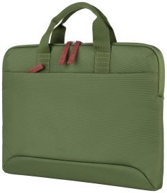 Сумка для ноутбука до 14" из качественного текстиля через плечо Tucano Smilza зеленая 103614