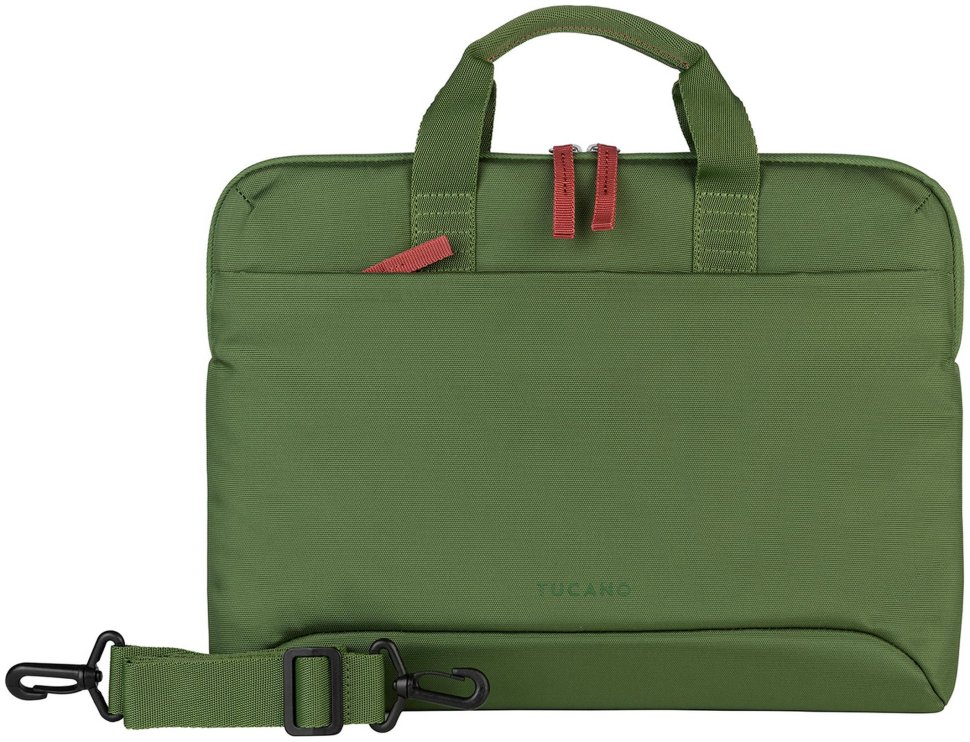 Сумка для ноутбука до 14" из качественного текстиля через плечо Tucano Smilza зеленая 103614 фото №4 Сумка для ноутбука до 14" из качественного текстиля через плечо Tucano Smilza зеленая 103614 modnotak фото №4