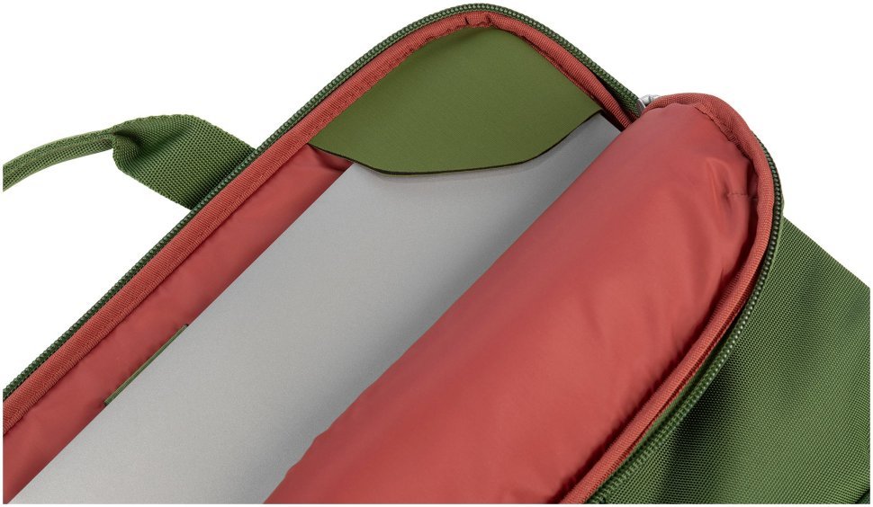 Сумка для ноутбука до 14" из качественного текстиля через плечо Tucano Smilza зеленая 103614 фото №7 Сумка для ноутбука до 14" из качественного текстиля через плечо Tucano Smilza зеленая 103614 modnotak фото №7