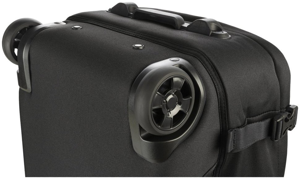 Сумка дорожня на 2-х колесах, Tucano Tugo S Trolley, 34л, поліестер, чорна modnotak фото №9