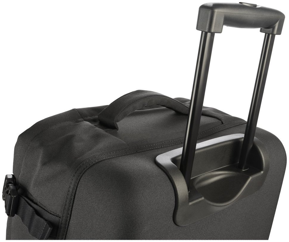 Сумка дорожня на 2-х колесах, Tucano Tugo S Trolley, 34л, поліестер, чорна modnotak фото №10