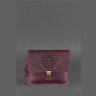 Женская бохо-сумка бордового цвета из винтажной кожи BlankNote Лилу (12710) - 7