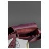 Женская бохо-сумка бордового цвета из винтажной кожи BlankNote Лилу (12710) - 5