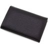 Жіночий чорний гаманець середнього розміру з натуральної шкіри Tony Bellucci (10746) - 4