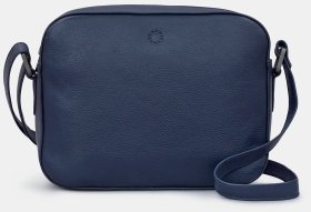 Жіноча шкіряна сумка крос-боді у темно-синьому кольорі Yoshi Belmont (Великобританія) 94414