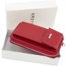 Червоний гаманець-клатч з натуральної шкіри турецького виробництва KARYA (1154-024) - 9