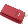 Красный кошелек-клатч из натуральной кожи  турецкого производства KARYA (1154-024) - 5