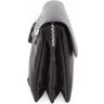 Мужская барсетка черного цвета из комбинированной кожи Leather Collection (11148) - 2