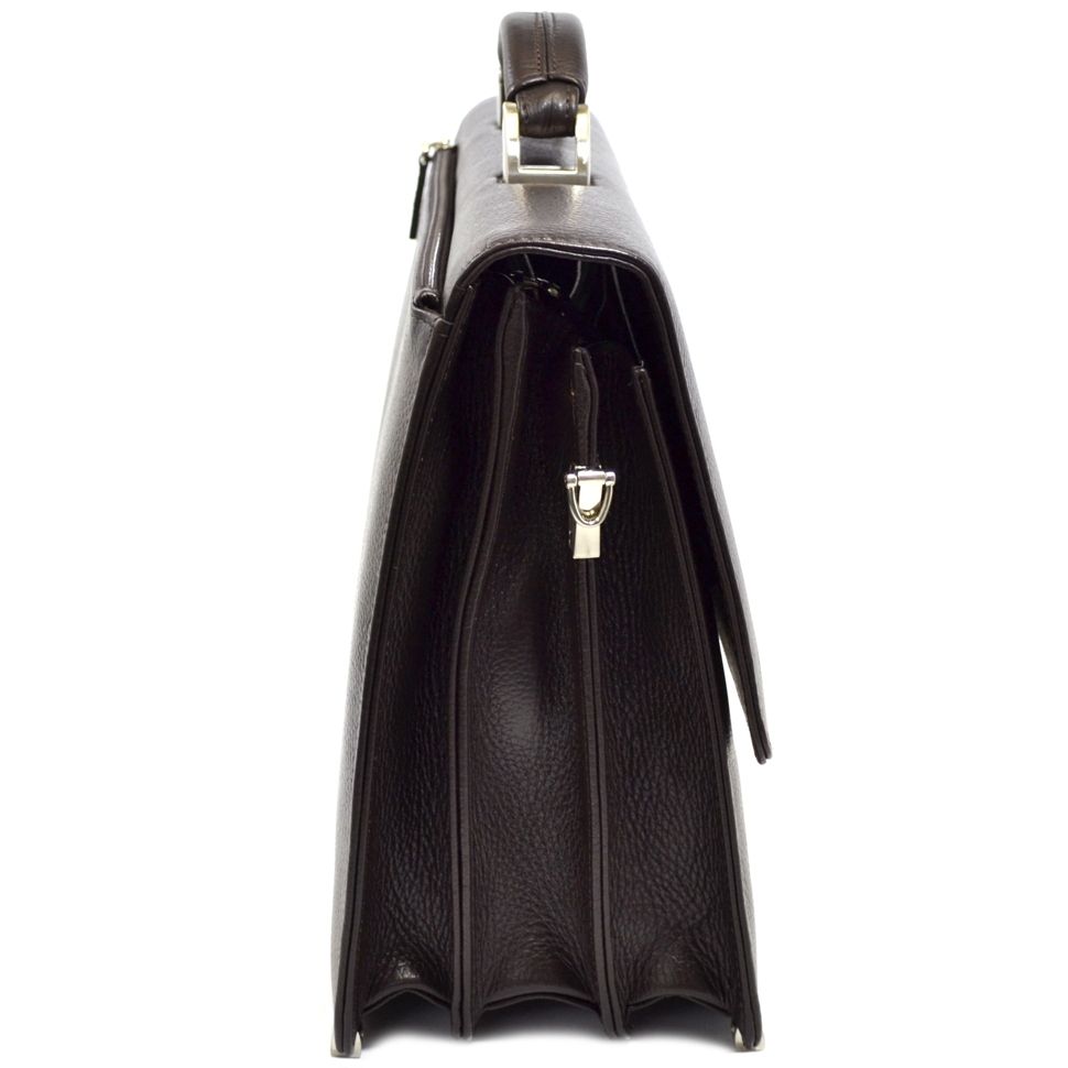 Качественный мужской портфель коричневого цвета - BOND NON (11602)