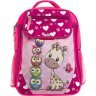 Шкільний рюкзак для дівчаток малинового кольору з принтом Bagland (55714) - 1