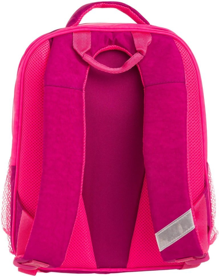 Шкільний рюкзак для дівчаток малинового кольору з принтом Bagland (55714)