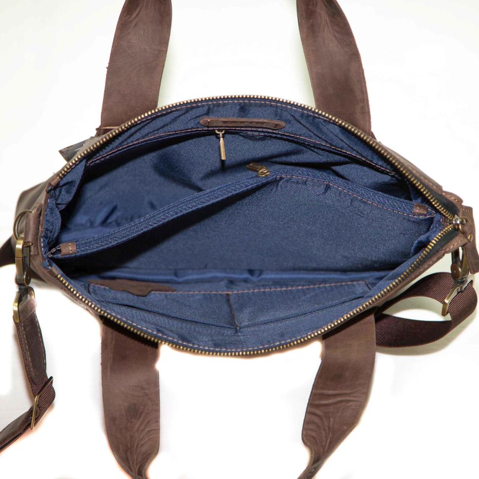 Мужская винтажная сумка из натуральной кожи VATTO (11955)