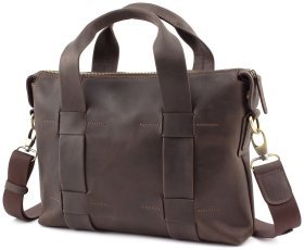 Мужская винтажная сумка из натуральной кожи VATTO (11955)