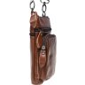 Мужская сумка-планшет коричневого цвета на молнии Keizer (21356) - 4