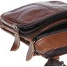 Мужская сумка-планшет коричневого цвета на молнии Keizer (21356) - 7