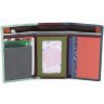 Різнобарвний жіночий гаманець компактного розміру з натуральної шкіри на магніті ST Leather 1767214 - 2