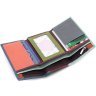 Різнобарвний жіночий гаманець компактного розміру з натуральної шкіри на магніті ST Leather 1767214 - 6