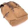 Світло-коричневий туристичний рюкзак великого розміру з текстилю Vintage (20610)  - 4