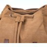Світло-коричневий туристичний рюкзак великого розміру з текстилю Vintage (20610)  - 5