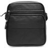 Класична чоловіча шкіряна сумка-планшет чорного кольору Keizer (22073) - 1