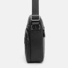 Классическая мужская кожаная сумка-планшет черного цвета Keizer (22073) - 4