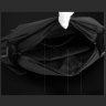 Мужская поясная сумка из черного текстиля на одну молнию Confident 77414 - 7