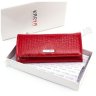 Лаковий шкіряний гаманець червоного кольору KARYA (1064-074) - 8