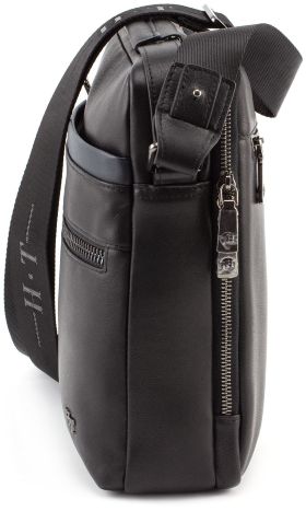 Мужская кожаная сумка на два отделения с ручкой H.T Leather (10156) - 2