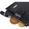 Чоловічий горизонтальний гаманець із натуральної фактурної шкіри з монетницею CANPELLINI (2421504) - 6