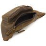 Світло-коричнева чоловіча сумка-бананка середнього розміру з вінтажної шкіри Visconti 69014 - 6