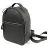 Міський жіночий рюкзак-сумка із фактурної шкіри у кольорі графіт BlankNote Groove S 79014 - 1