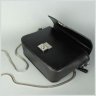 Жіноча шкіряна сумочка чорного кольору на ланцюжку BlankNote Yoko 79114 - 5