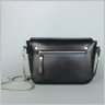 Жіноча шкіряна сумочка чорного кольору на ланцюжку BlankNote Yoko 79114 - 8