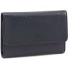 Місткий жіночий гаманець темно-синього кольору з натуральної шкіри Tony Bellucci (10841) - 1